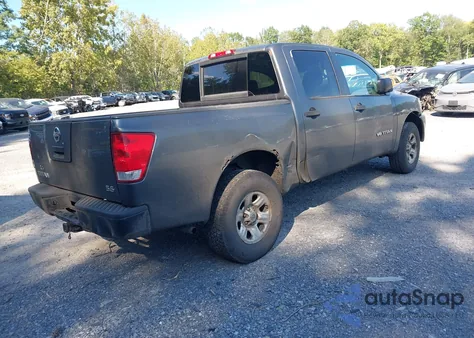 2005 Nissan Titan Xe из США, поврежденный, VIN 1N6AA07B35N555993